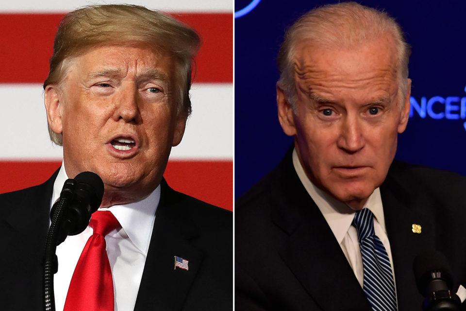 Donald Trump and Joe Biden