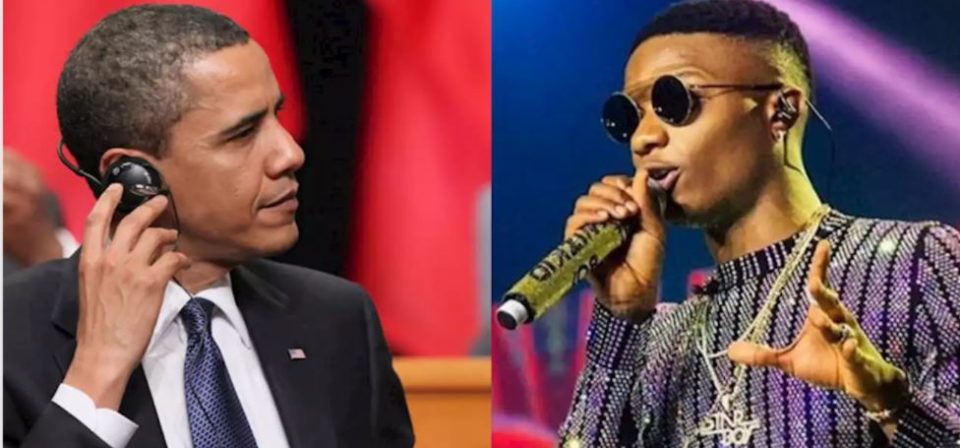 Wizkid and Obama