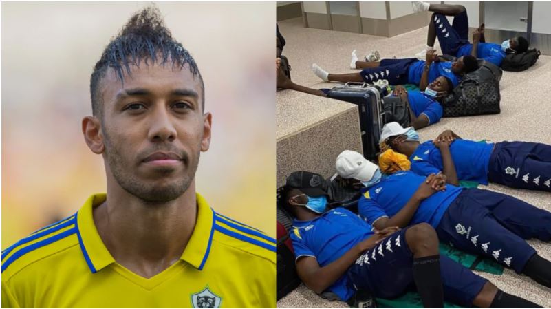 Aubameyang and Team-mates