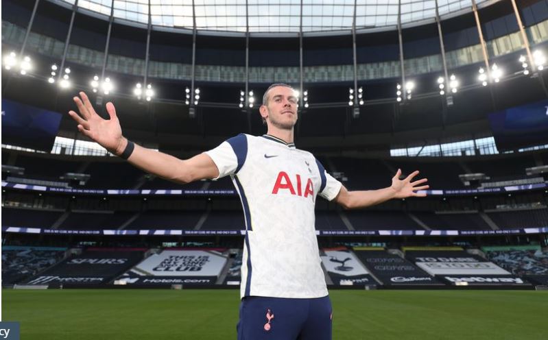 Gareth Bale of Tottenham Hotspurs