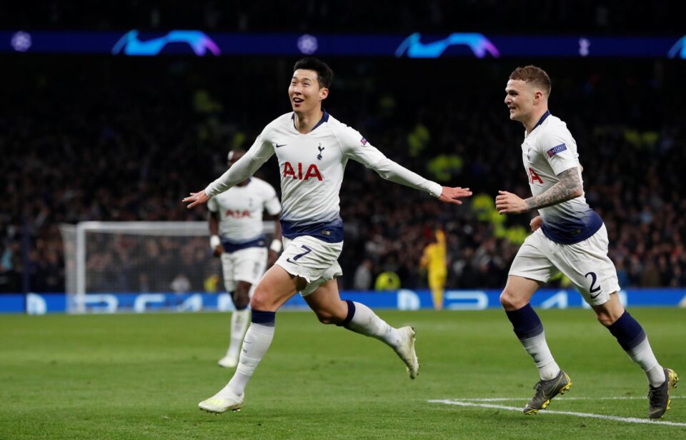 Son for Tottenham Hotspurs
