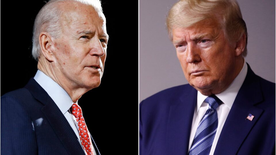 Donald Trump and Joe Biden