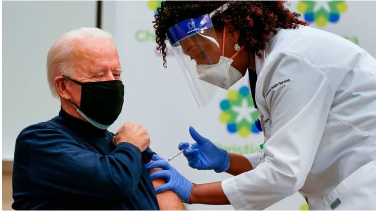 Biden Receives Covid-19 Vaccine