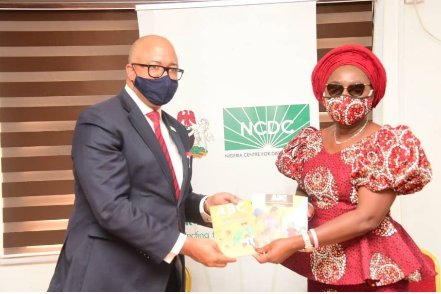 Dr. Chikwe Ihekweazu, Director General of NCDC Receives Mrs. Akeredolu