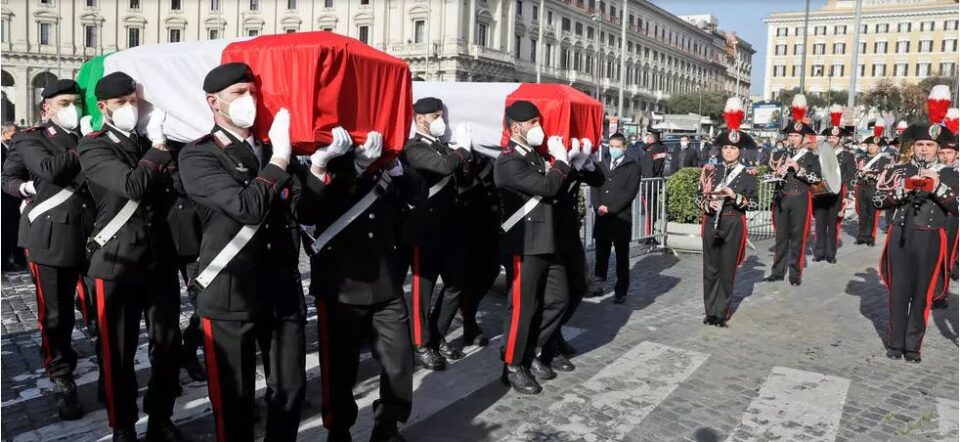 Funeral For Italian Ambassador