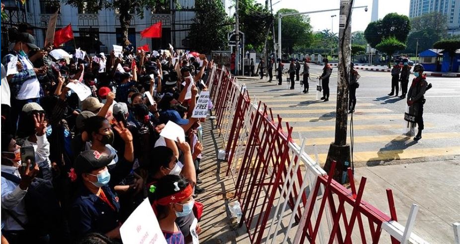 Protest In Myanmar
