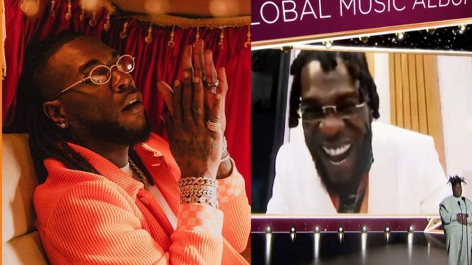 Burna Boy Wins Gram Awards