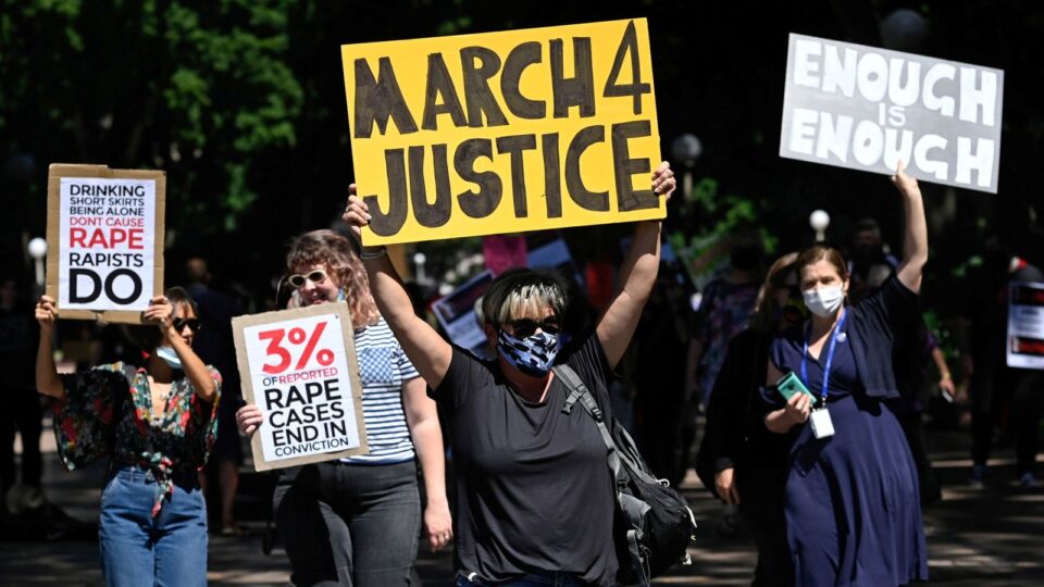 Women March For Justice In Australia