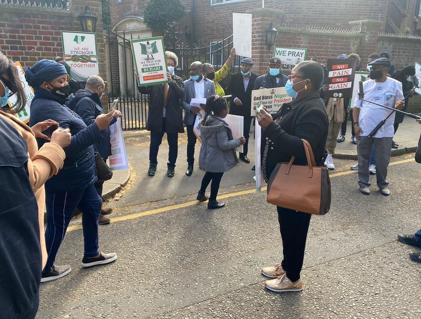 Buhari Supporters Hold Prayers At Nigeria House