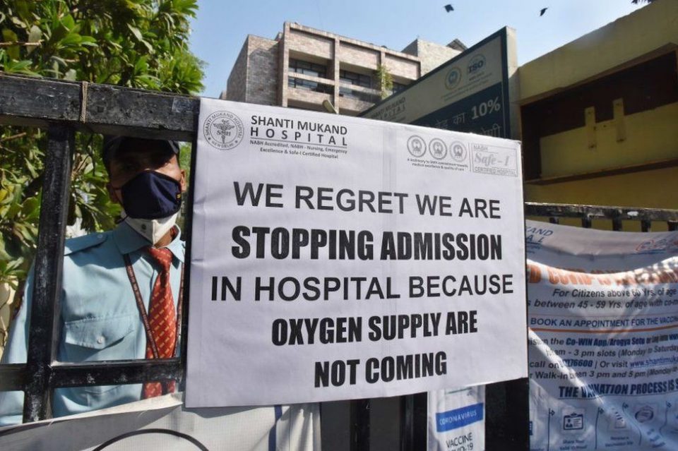 Six Hospitals In India Run Out Of Oxygen