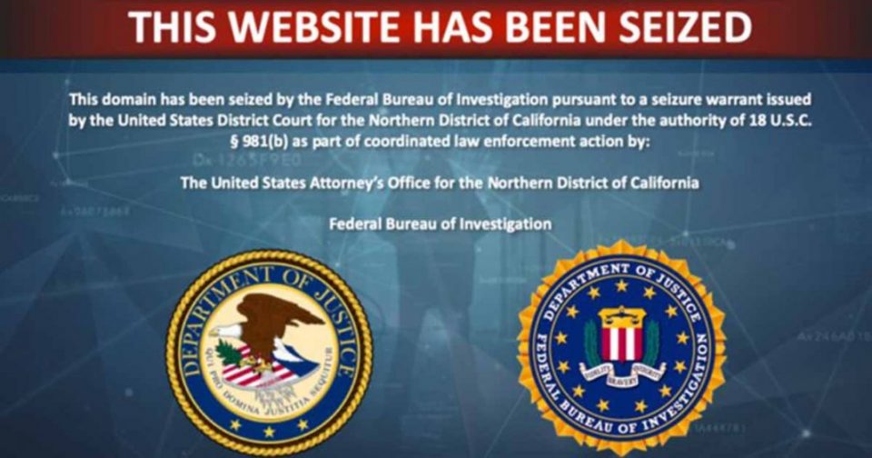 US Government Seize Iranian Website